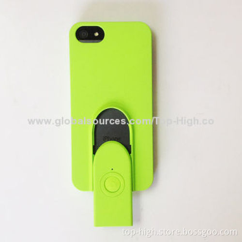 Case for iPhone 5/5S with a built-in wireless camera shutter, patent design CE/RoHS/FCC